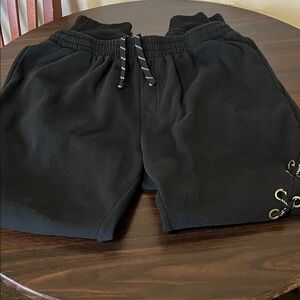 Stylish Black Joggers with Lace-Up Detail